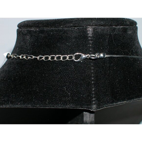 Green & White Glass Bead Multi-Strand Necklace With Adjustable Silver Lobster Cl - Picture 5 of 5